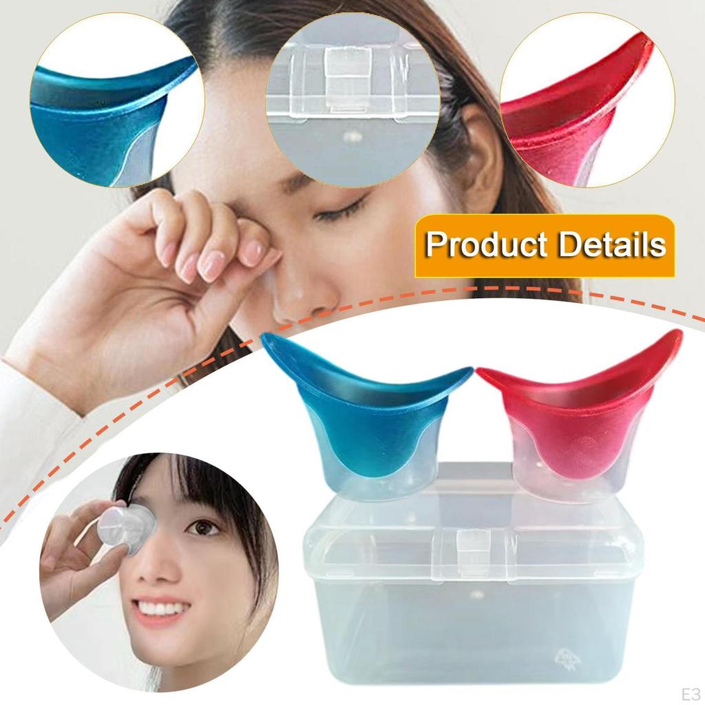 2 Pieces Eye Wash Cups Cleaning Portable Bath Keep Your Eyes Clean Measuring Cup Rinse