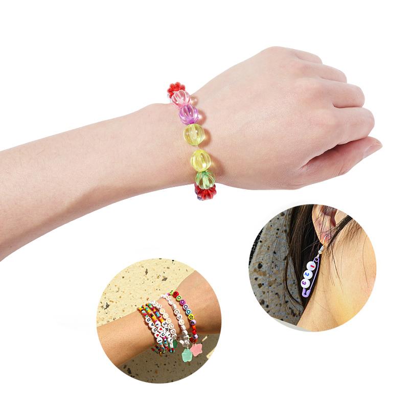 50Pcs/Lot 12mm Transparent Acrylic Pumpkin Beads Supplies For Jewelry Bracelets Earring DIY