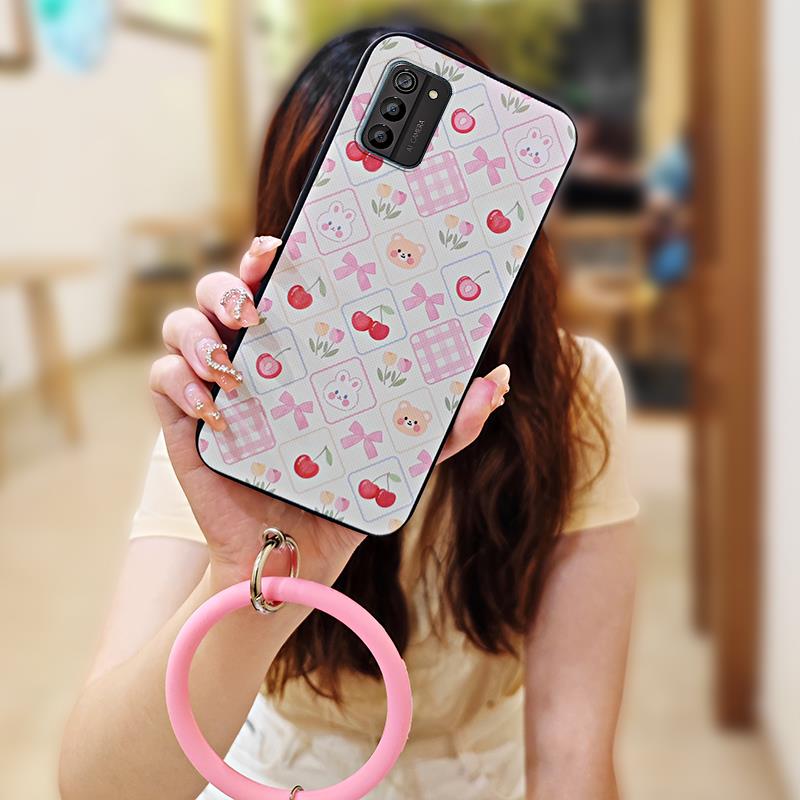 Anti-knock Bracelet Phone Case For Nokia G100 heat dissipation Back Cover Funny Solid Color Waterproof Youth Cartoon