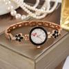 Luxury Small Dial Bracelet Style Watch for Women Elegant Fashion Versatile Ladies Quartz Watches Flower Strap Wristwatches