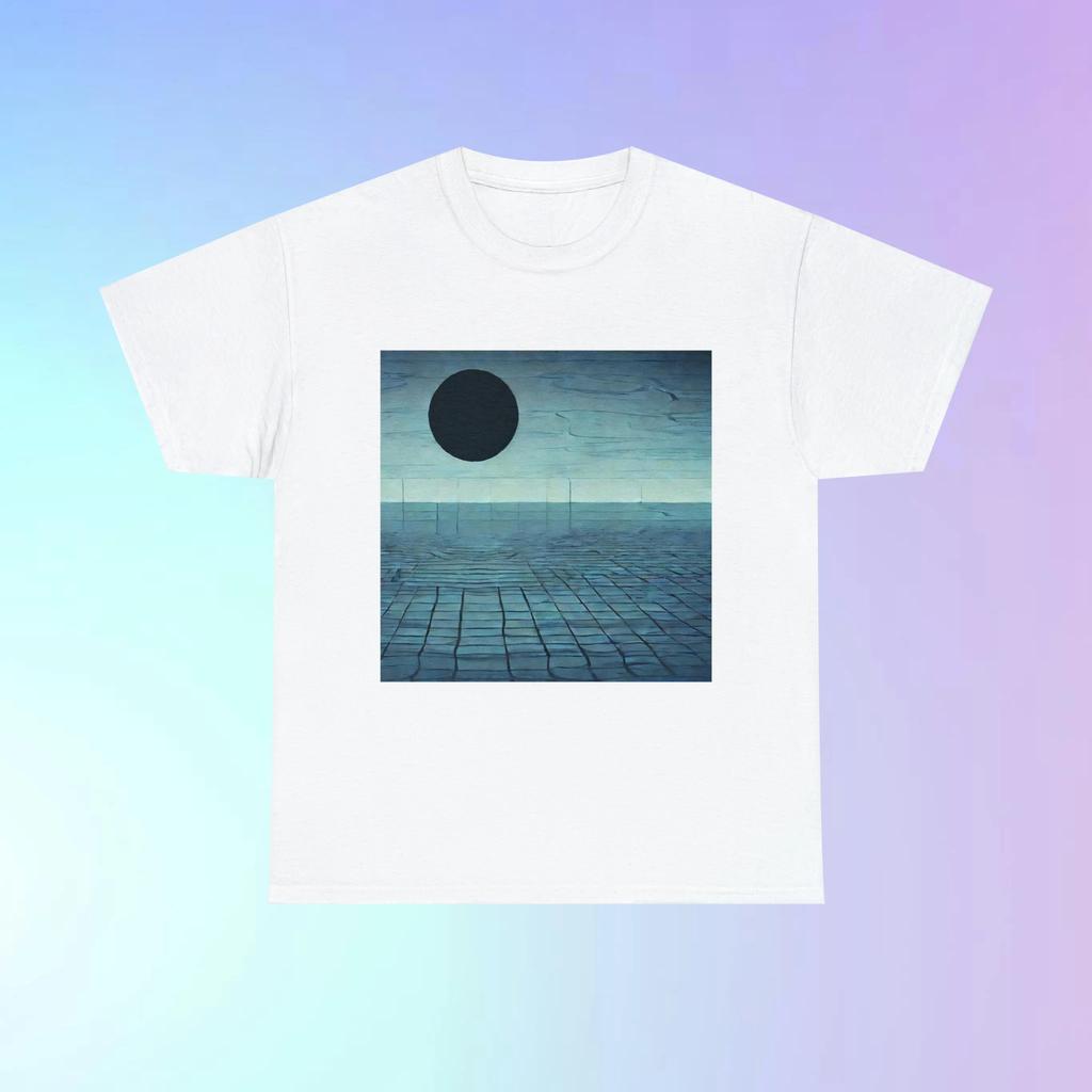 Bestseller Mode Sommer Surrealistische Landschaft T-Shirt, Liminal Space Shirt, Surrealismus T-Shirt, Alternatives T-Shirt Einzigartiges Kunst T-Shirt
