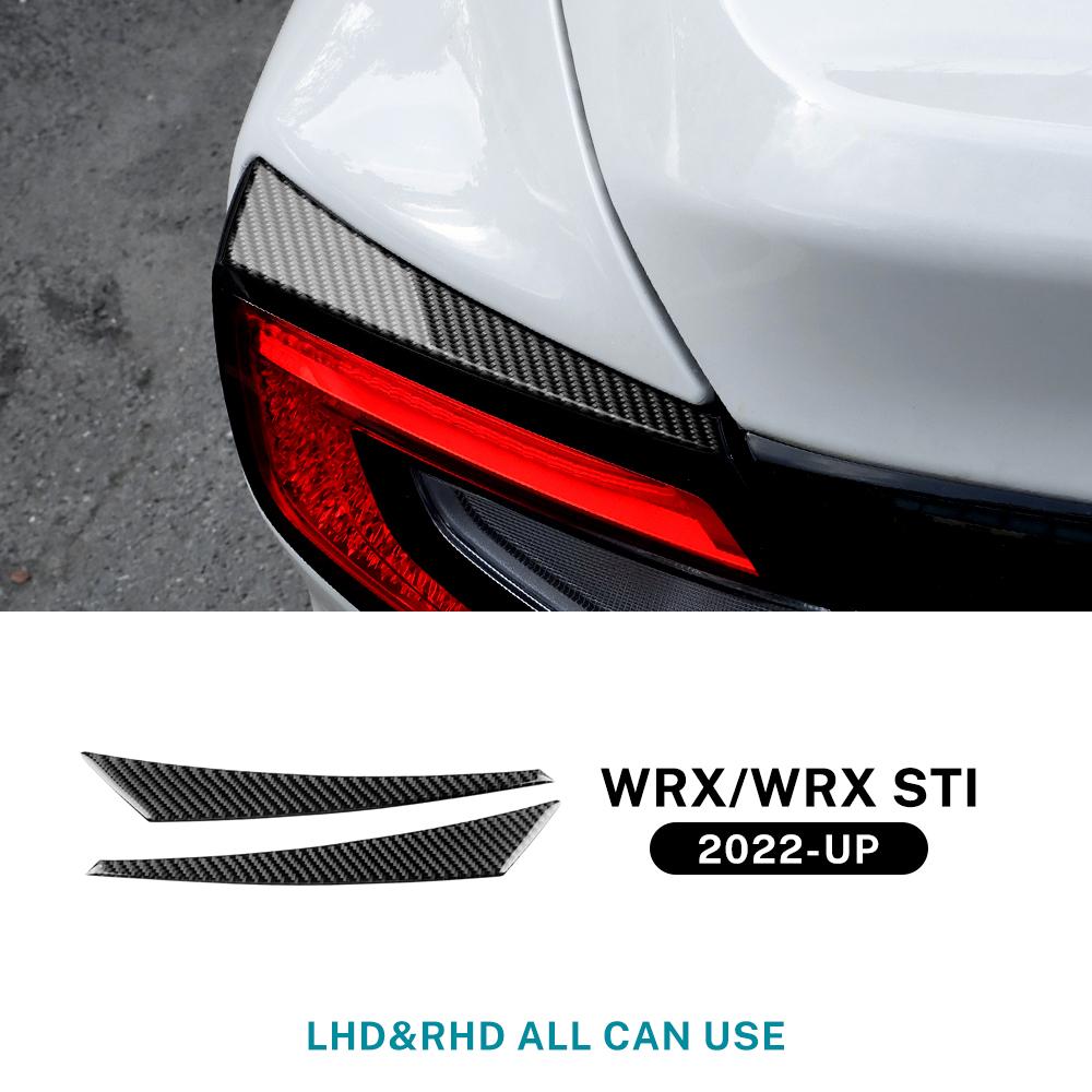 Real Soft Carbon Fiber Sticker For Subaru WRX/WRX STI 2025 2025 2025 LHD RHD Car Rear Tail Light Eyebrow Cover Trim Accessories