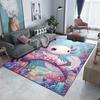 1PC Cute underwater creature Print Carpet Rug for Living Room Bedroom Sofa Doormat Home Decor Non-slip Floor Mat