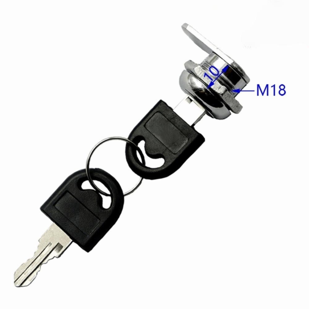 

Practical 16/20/25/30mm Cam Lock Silver Metal Cabinet Cabinet Lock with 2 Keys Easy Replacement Door Lock Cabinet