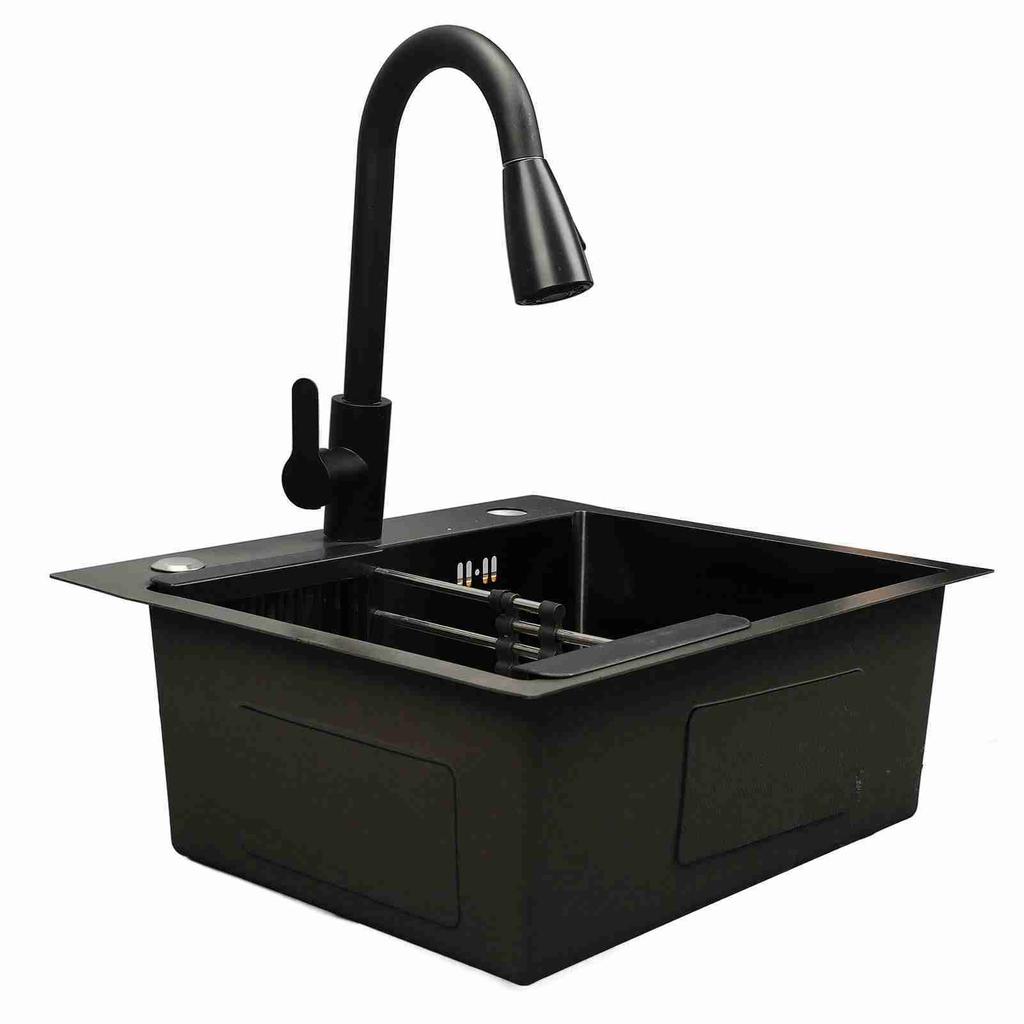 Drop In Kitchen Sink Stainless Steel Kitchen Sink Undermount Kitchen Workstation with Faucet for Washbasin Dishwasher