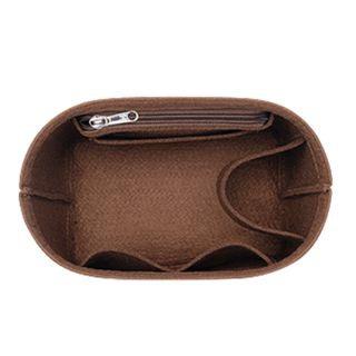 

Felt Insert Bag Organizer Fits Rally The Bag Bucket Tote Liner Shaper Inner Purse Divider with Zipper Pocket Lightweight Storage 17.5x12x16cm