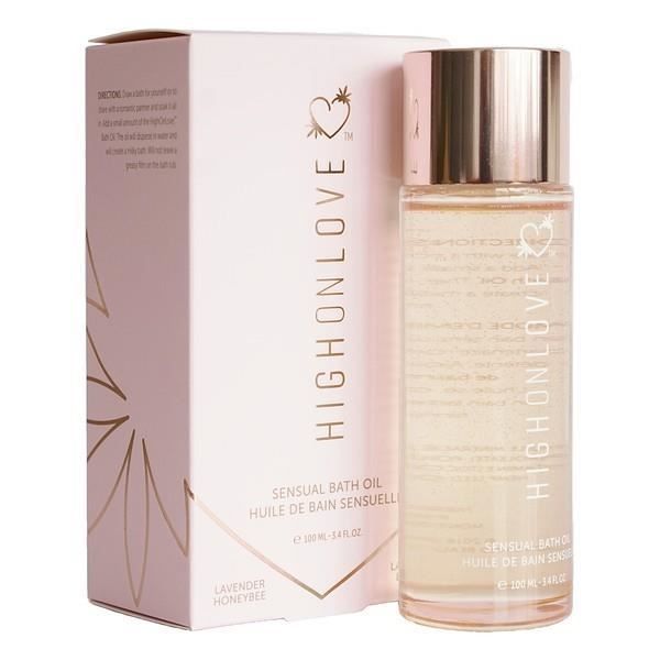 Huile corporelle - HIGHONLOVE - Lavander Honeybee - 100 ml - Unisexe - Arôme Lavande