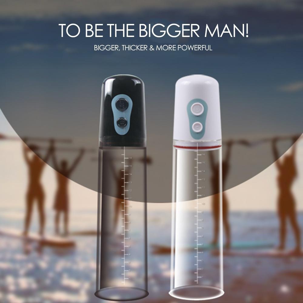 HESEKS Pompe à pénis automatique Pompe à vide Érection Électrique Masturbation masculine Agrandissement du pénis Extenseur Agrandisseur masculin Sexe