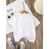 European sizes  Girls' Casual Cotton T-Shirt with Cartoon Cow Print Top