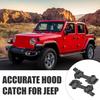 Hood Catch, Automobile Hood Latch, OE Reference: 55395653AF 55395653AG, Replacement Hood Catch for Jeep Wranglers TJ