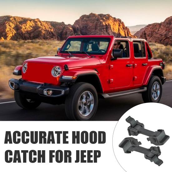 Hood Catch, Automobile Hood Latch, OE Reference: 55395653AF 55395653AG, Replacement Hood Catch for Jeep Wranglers TJ