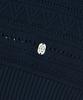 COVERNAT Curly Knit Vest Dark Navy