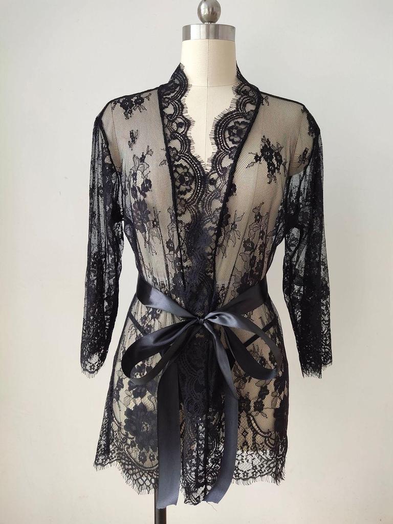 See-Through Sexy Lace Women's Pajamas - European & American Internet Celebrity Bestseller