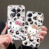 Hello Kitty Leopard Print Pattern Soft Phone Cover Case for Xiaomi Redmi Note 14 Pro Plus 10S A4 14C 9 10 11 Note 13 11S 12S 13C