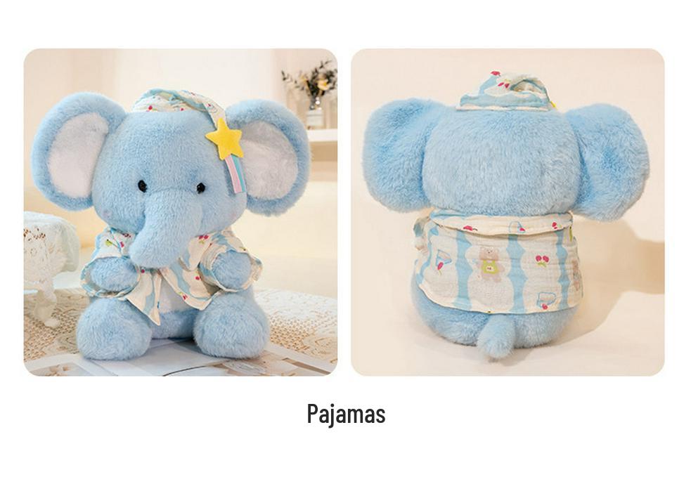 Adorable Jiji Elephant Plush Pillow Doll - Perfect Children's Birthday Gift