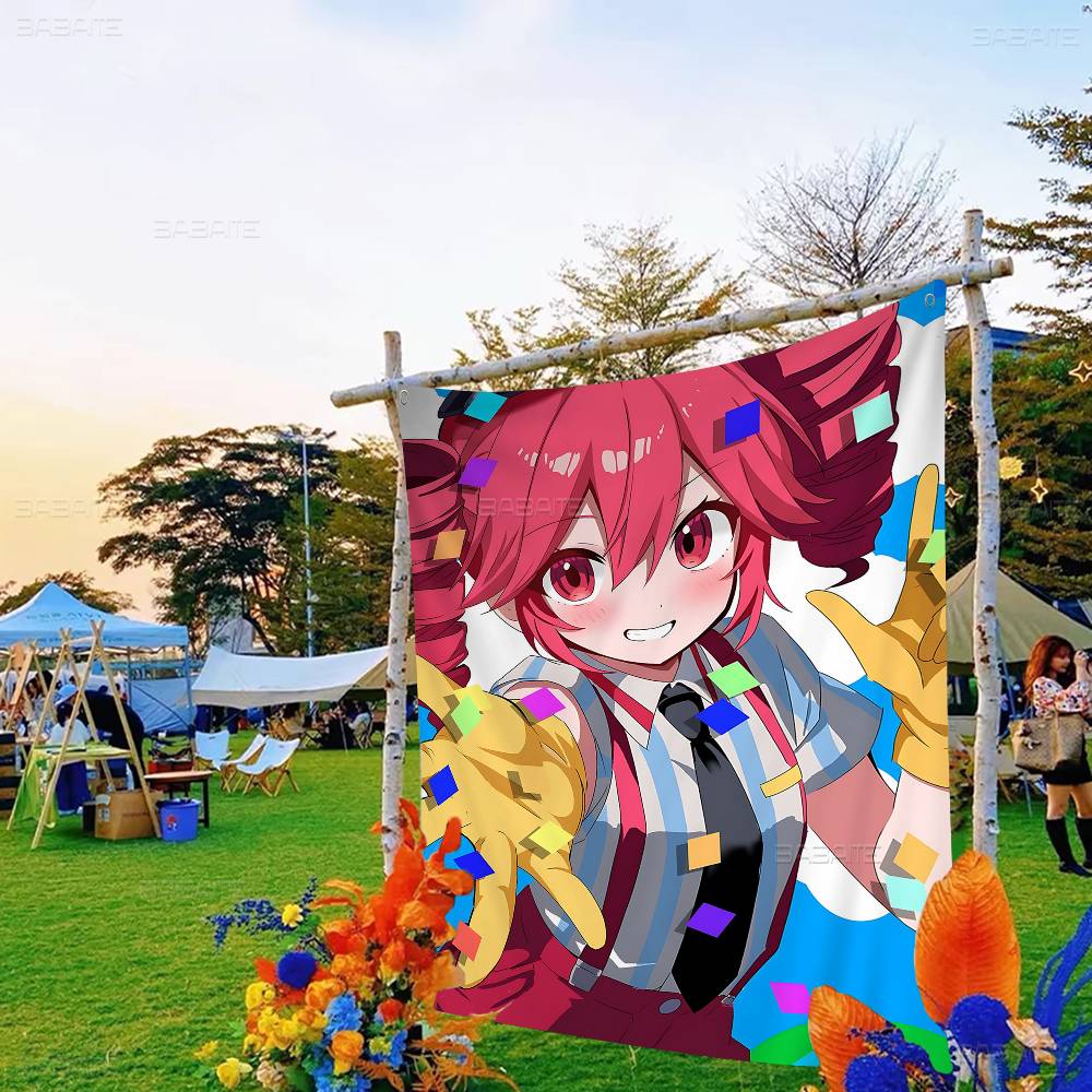Popular Virtual Singer Kasane Teto Anime Large Size Shop Art Promotion Advertising Booth Flag Hanging Banners