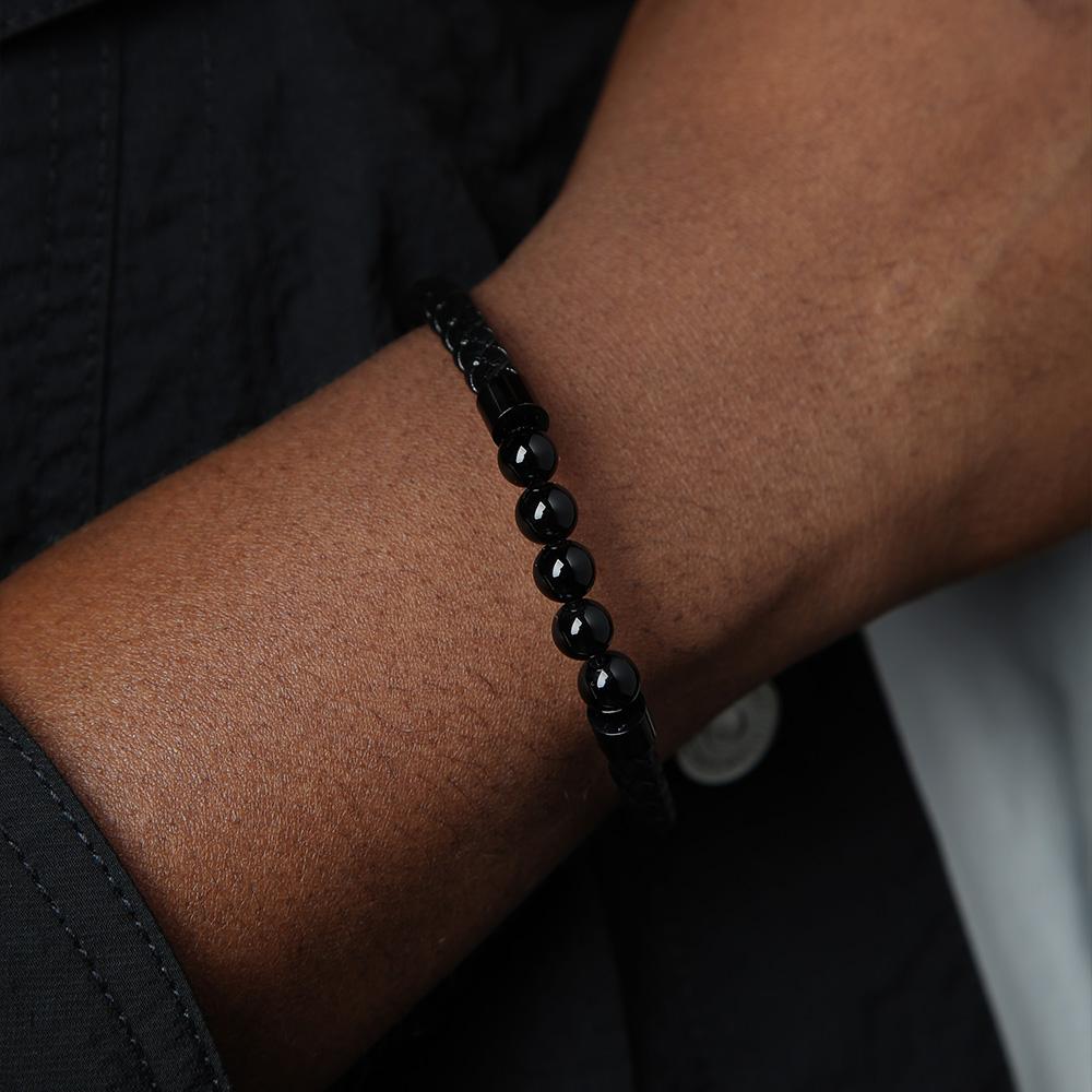 Ventera Licentio Leather Men'S Bracelet