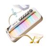 Glowing Rainbow Piano Keyboard Touchscreen Musical Toy with 13 Melodies Portable Electronic Music Toys for Kids Ages 3-6
