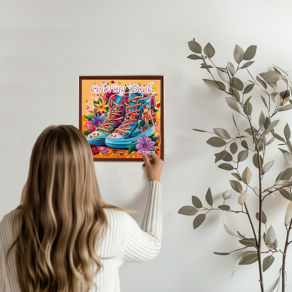 Coloring book, 30 different styles of patterns, suitable for adults to relax and de-stress, Valentine's Day, Easter holiday gift