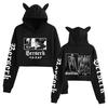 Berserk Legend Sword Anime Cat Ear Color Block Hoodie - Women's Japanese Loose Fit