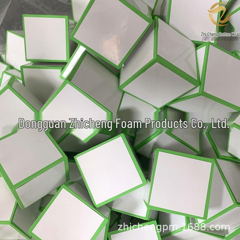 Erasable Water-Writeable EVA Foam Dice - Kids Safe, Odorless, Eco-Friendly Educational Toy 5x5x5 cm зелёный