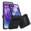 For Motorola Razr 50 Ultra / Motorola Razr Ultra 2024 Case with Hinge Protection, Built-in Screen Protector Shockproof All-Inclusive Phone Cover-Black