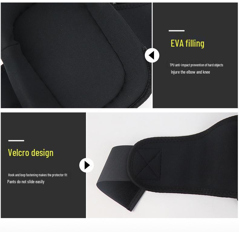 Anti-Slip Hard Shell Silicone Knee Pads for Work and Tile Setting – Wear-Resistant, Anti-Collision Protective Gear