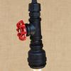 Loft Industrial Iron Water Pipe Steam Punk Vintage Pendant Lamp Cord E27 Led Pendant Lights Bedroom