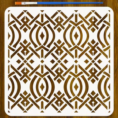 PET Ausgeschnittene Malvorlagen, für DIY Scrapbook, Fotoalbum, Floral, 30x30cm
