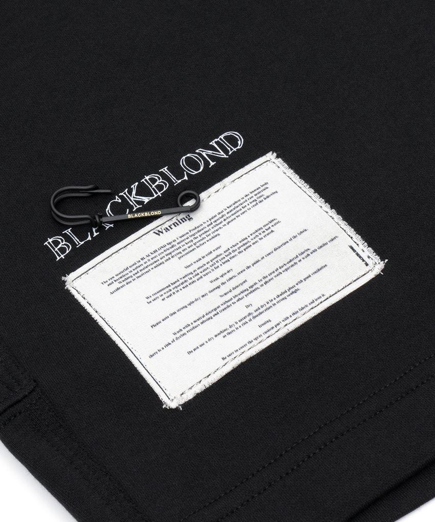 BLACKBLOND Vividi Vintage Clash Sweat Shorts (Black)
