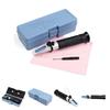 Salinity Meter Refractometer Dual Scale 1.0 to 1.07 S.G. Salt Tester for Drinking Water Aquarium Salt Test Tester Seawater