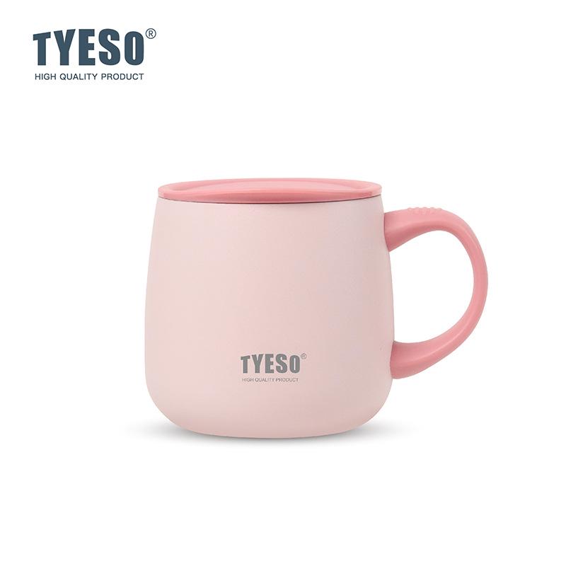 Stainless Steel Ceramic-Coated Thermos Mug with Lid and Handle 355ml