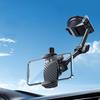 Car Bracket for Phones Car Phone Mount Dashboard Windshield Holder With Strong Suction Cup Adjustable Arm 360°Rotation