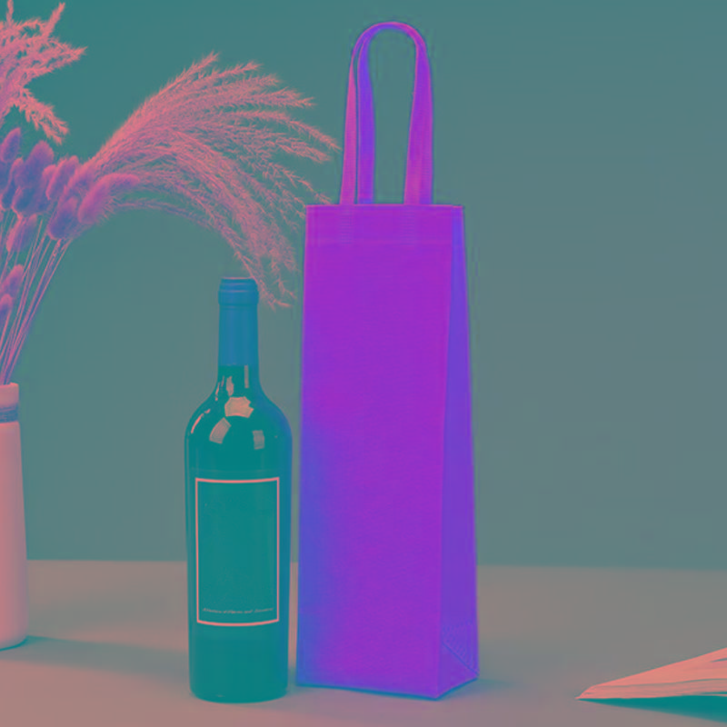Wine Bag Non-Woven Fabric Tote Bottle Wine Carrier Bag Padded Wine Cooler Gift For Wine Lovers Or Wedding
