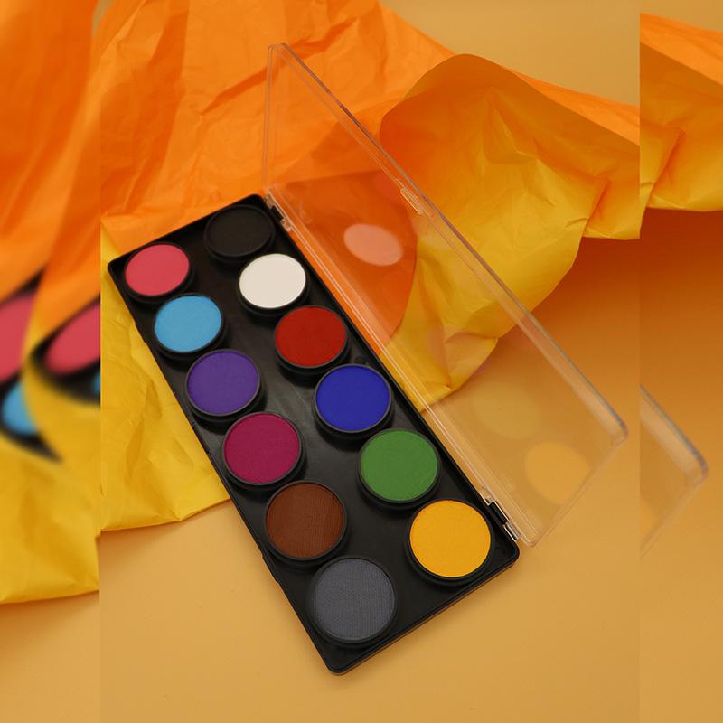 Habo Ke 12-Color Washable Children's Face and Body Paint Palette