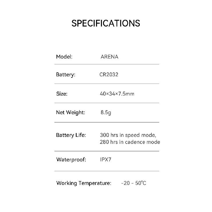 XOSS ARENA Speed Cadence Sensor Cycling Computer Speedometer ANT+ Bluetooth Road Bike MTB for iGPSPORT Bryton Cycplus