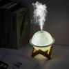 Quiet Operation USB Desktop Humidifier Large Fog Volume Moon Light Air Purifier  Home Use