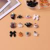12 Grids Cute Spooky Ghost Pumpkin Nail Art Decorations Spider Bat Halloween Gothic Design Nail Art Jewelry Manicure Accessories