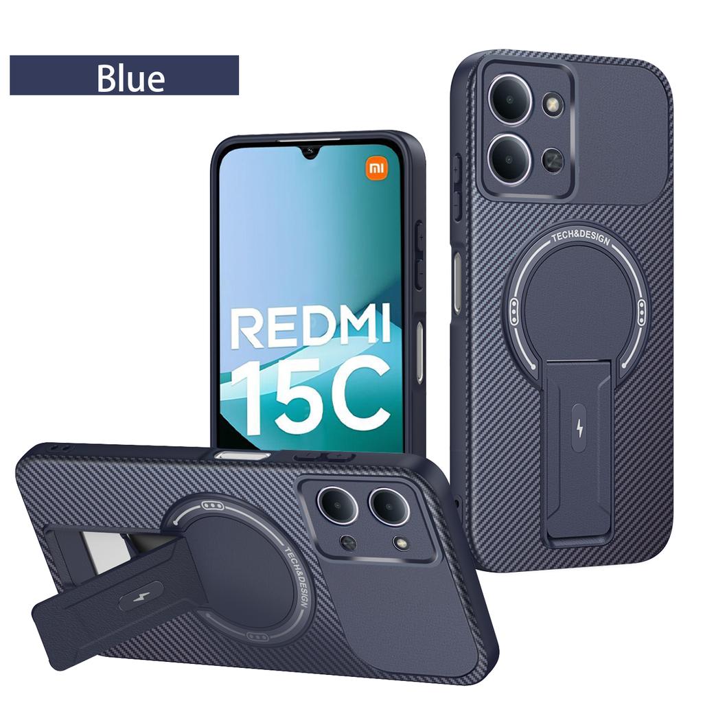 For Xiaomi Poco C85 Case Poco C85 5G Phone Case Poco C85 4G Cover Poco C85 4G Magnetic Mounting Bracket Protect Back Cover