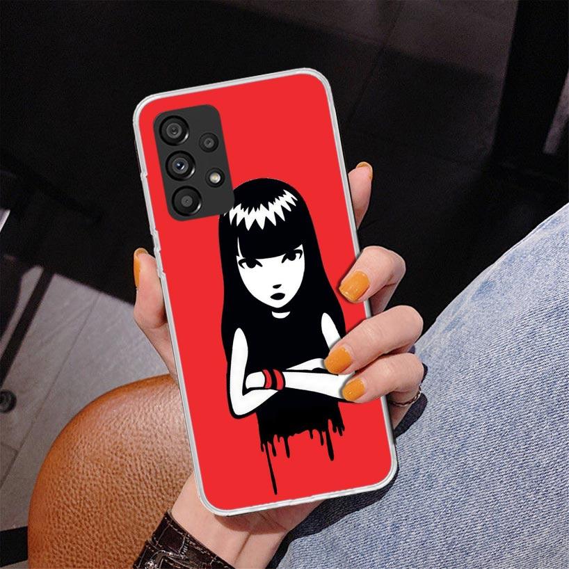 Comics Emily The Strange Phone Case For Samsung Galaxy A17 A16 A15 A14 A13 A57 A56 A55 A54 A53 A37 A36 A35 A34 A33 A26 A25 A24 A