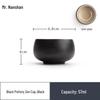 Zen Black Ceramic Master Tea Cup