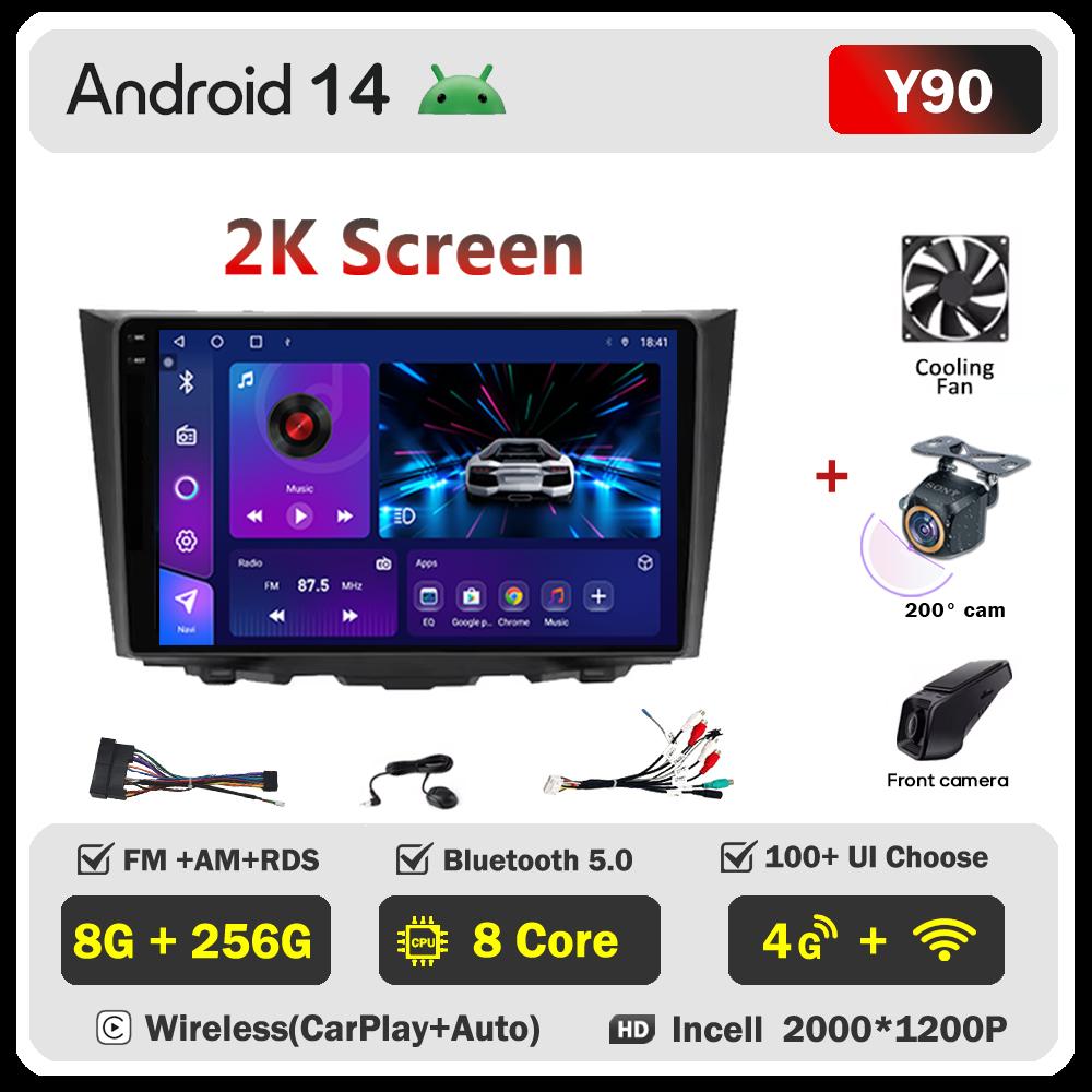 Android 14 For Suzuki Kizashi 2009-2015 Carplay Auto Screen Intelligent Car Systems Wireless Android Auto Car Multimedia Video