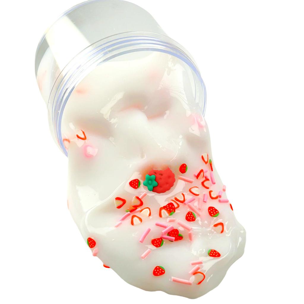 Crystal Mud Does Not Stick To Your Hands Pearl Milk Tea Slime Bubble Glue Children's Toy Set Decompression Color Mud