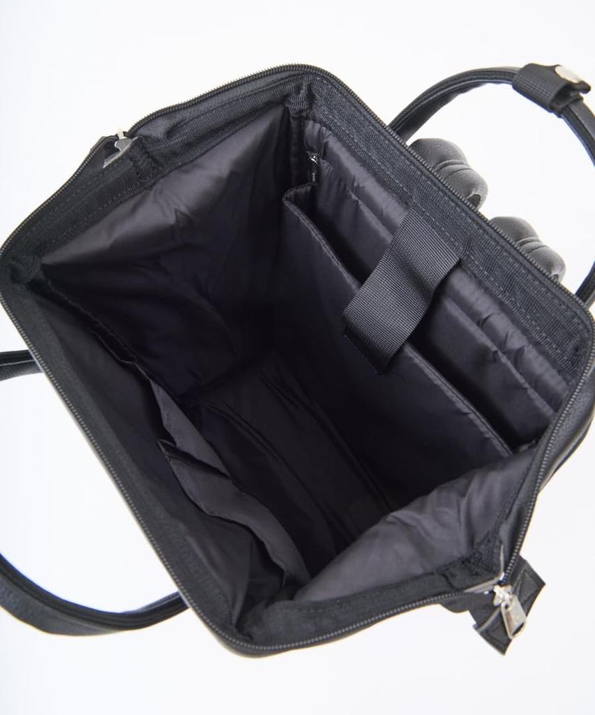 Anello Re:RETRO ATB4951 Black Clasp Backpack (S) One Size