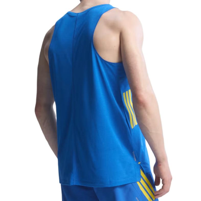 Adidas Maratona di Boston 2026 Canotta da Corsa Climacool Traspirante da Uomo tops KE8448