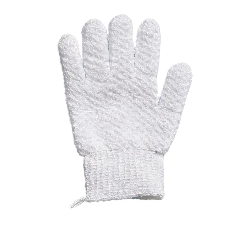 Soft Exfoliating Bath Gloves Set Shower Body Cleaning Washcloth Back Scrubber Brush for Home Hotel Bathroom Skin Care