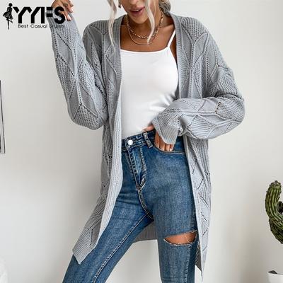 Women's Fashion Casual Autumn Winter Long Sleeve Cardigans