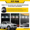 5x for Dodge 1500 2500 Rooftop RAM Cab White Running 3500 Light Marker 16LED
