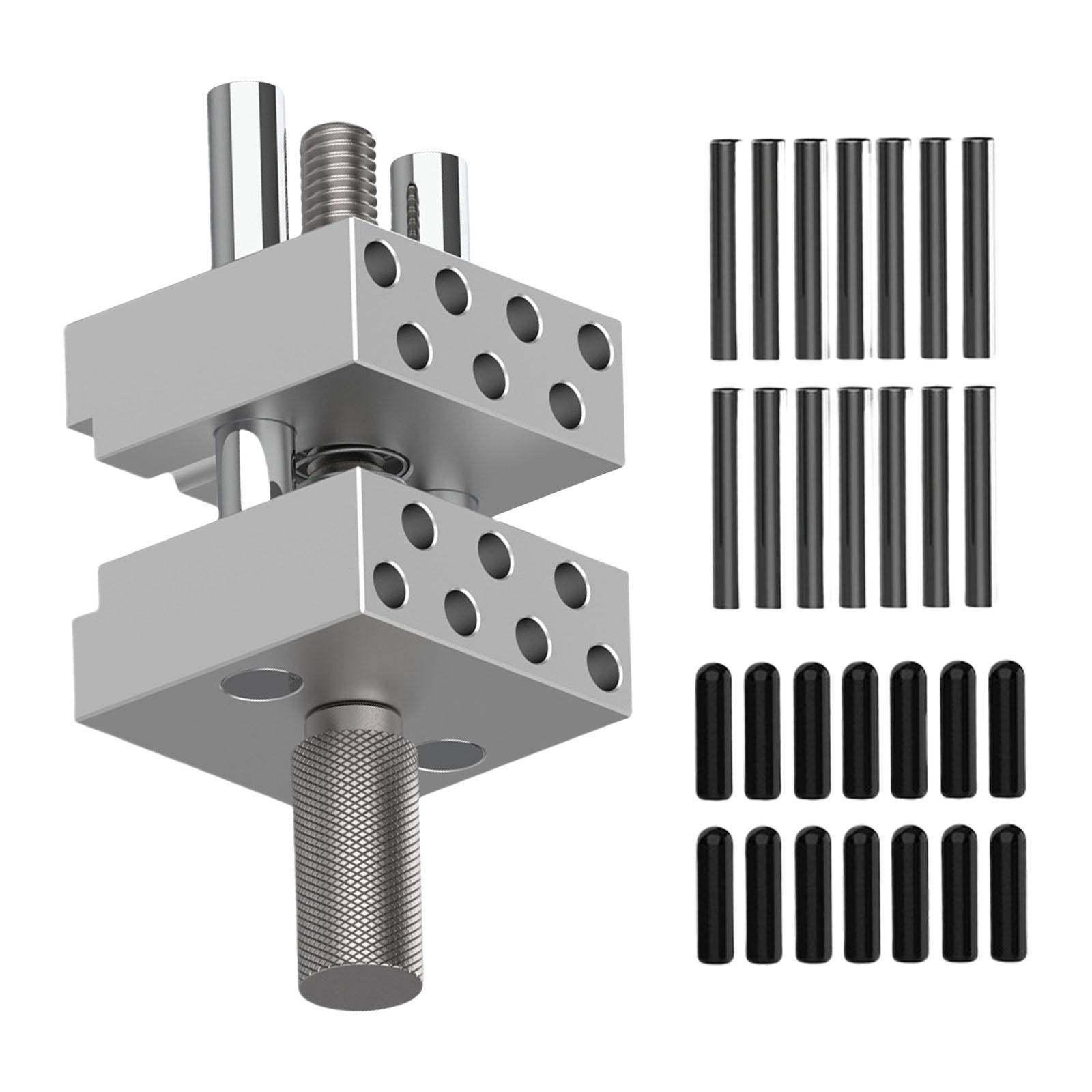 

Гибкие миниатюрные металлические тиски Портативная конструкция для моделирования и DIY-проектов с регулируемой высотой и противоскользящим основанием