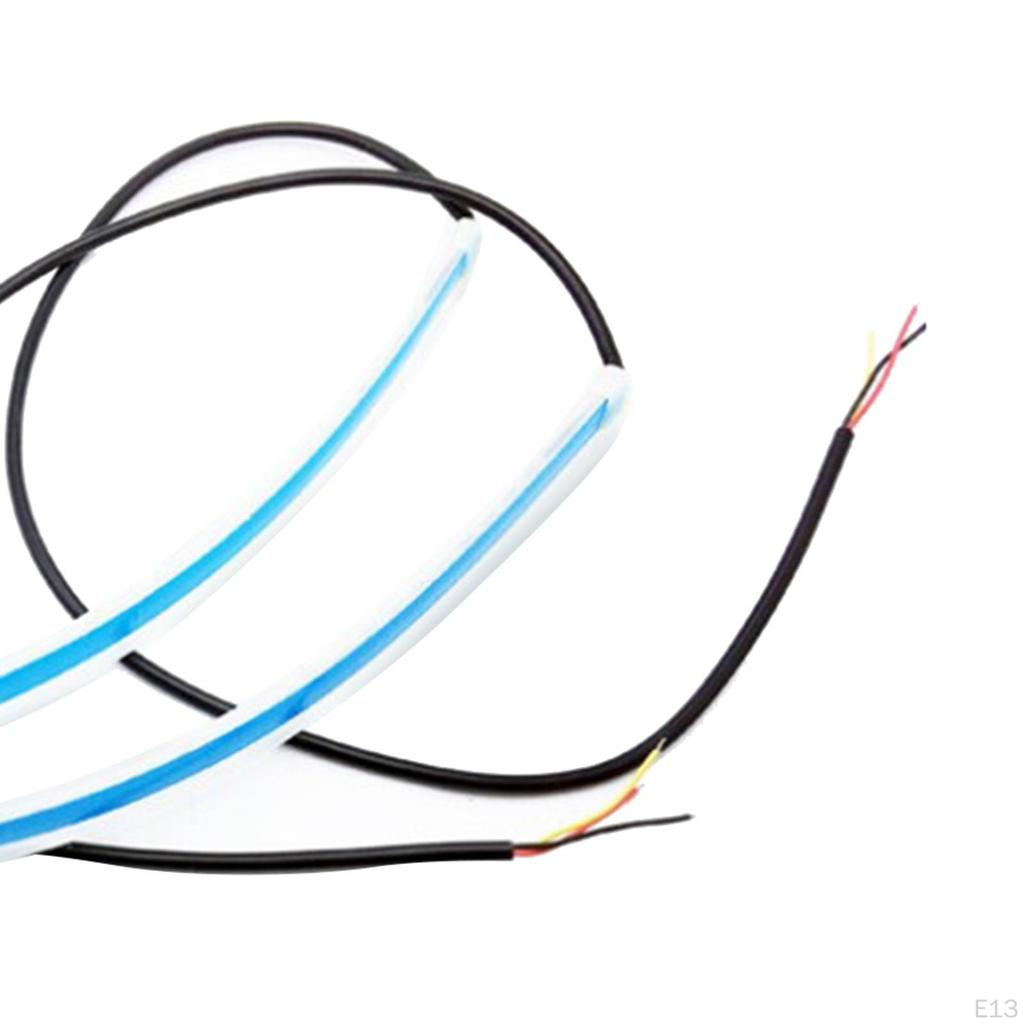 2 Car LED Daytime Running 12V Dual Color, Easy to install, Universal